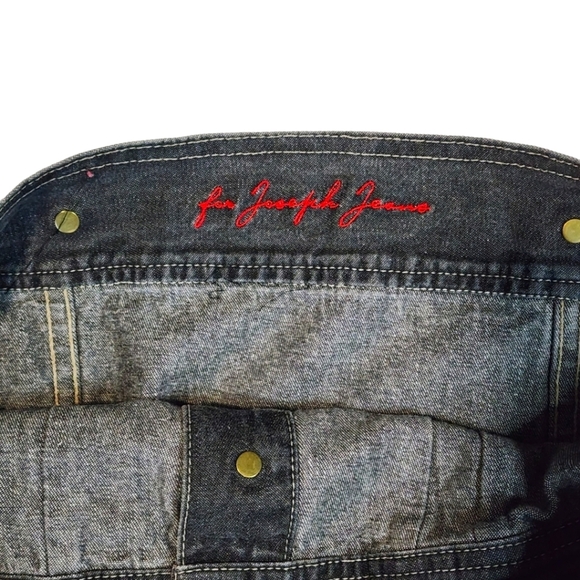 Joseph Cotton Jean Jacket Size Small Black - Picture 2 of 6